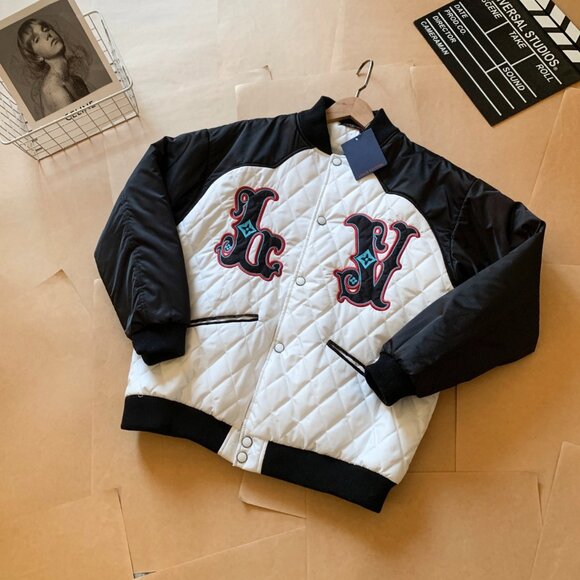 Louis Vuitton Other - Louis Vuitton Bicolor Satin Bomber Jacket